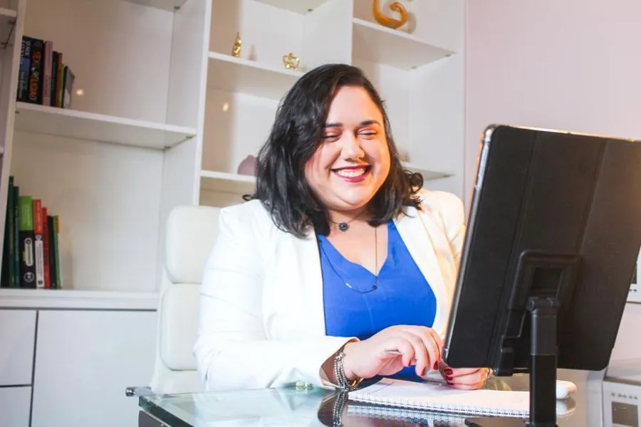 Renata Lima numa sessão online